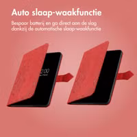 imoshion Mandala Bookcase Samsung Galaxy Tab A11 Plus - Rood