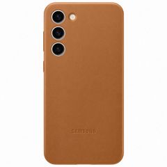 Samsung Originele Leather Backcover Samsung Galaxy S23 Plus - Bruin