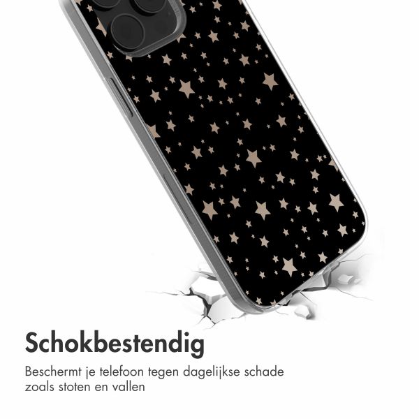 imoshion Design hoesje Apple iPhone 14 - Stars Beige Reverse