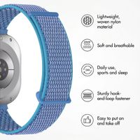 imoshion Nylon Strap Samsung Galaxy Watch 9 (40/44mm) / Watch 8 (40/44mm) / Classic (46mm) - Navy Blue