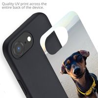 Ontwerp je eigen gel hoesje Apple iPhone 16e - Zwart