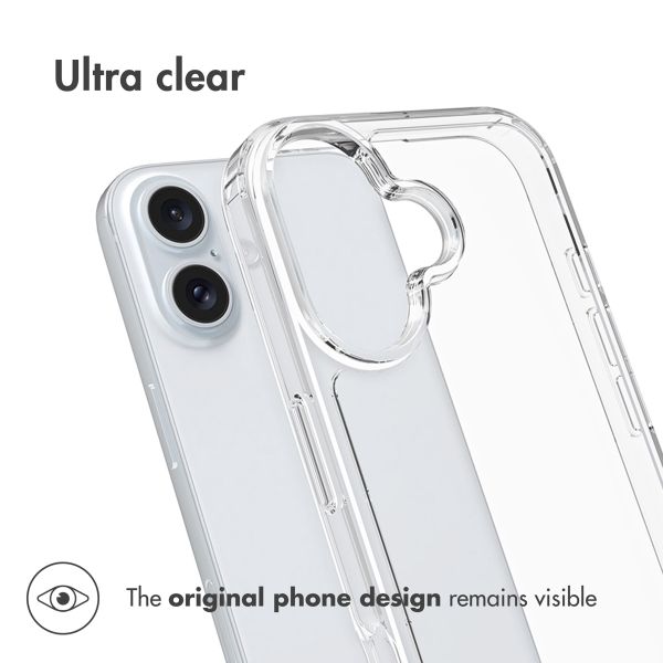 Accezz Xtreme Impact Back Cover Apple iPhone 16 - Transparent