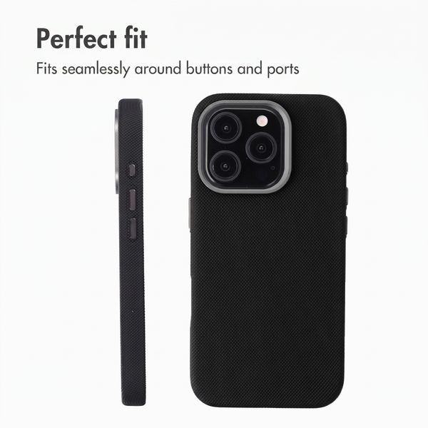 Accezz Mesh Back Cover with MagSafe Apple iPhone 16 Pro - Black