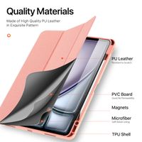 Dux Ducis Domo Bookcase Apple iPad Air 13 inch (2025) M3 / (2024) M2 - Roze