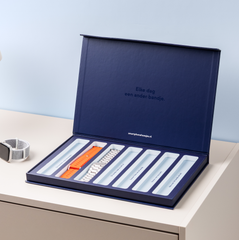 Smartwatch bandjes bewaarbox - Donkerblauw