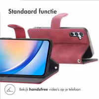 imoshion Bookcase met koord Samsung Galaxy A34 (5G) - Rood