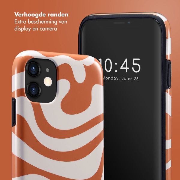 Selencia Vivid Tough Backcover iPhone 11 - Dream Swirl Orange