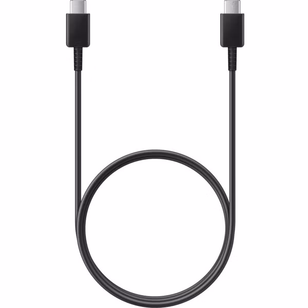 Samsung Originele USB-C naar USB-C kabel - 1.8 meter - 25 Watt + Originele Fast Charging Adapter USB-C Oplader - 25 Watt - Zwart