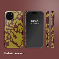 Selencia Vivid Backcover met MagSafe Apple iPhone 15 - Moo'd Olive Dust