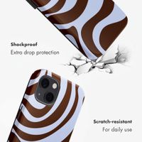 Selencia Vivid Back Cover Apple iPhone 13 Pro - Dream Swirl Chocolate