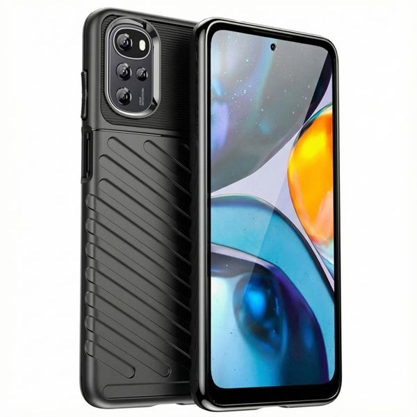 imoshion Thunder Backcover Motorola Moto G22 / E32 / E32s - Zwart