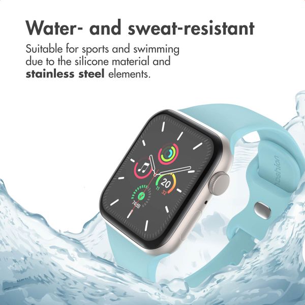 imoshion Silicone⁺ Strap Apple Watch | 38/40/41/42 mm - Size S/M - Sapphire Blue