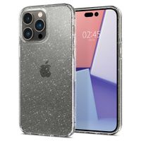 Spigen Liquid Crystal Glitter Backcover iPhone 14 Pro - Transparant