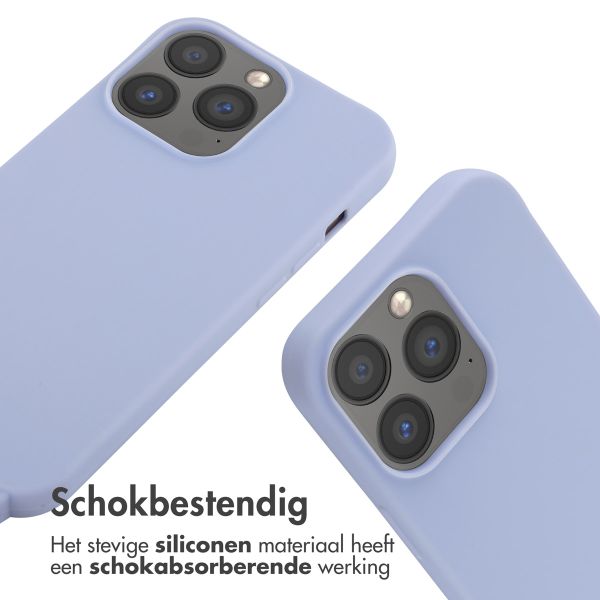 imoshion Siliconen hoesje met koord Apple iPhone 13 Pro - Paars