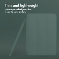 Accezz Smart Silicone Book Case Apple iPad Air 11 inch (2026) M4 / (2025) M3 / (2024) M2 / Air 5 (2022) / Air 4 (2020) - Dark Green
