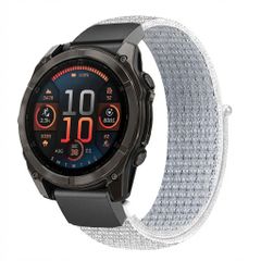 imoshion QuickFit® Nylon bandje  - Garmin 22 mm aansluiting - Maat L/XL - Wit
