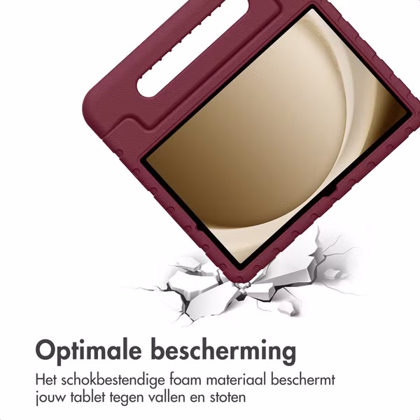 imoshion Kidsproof Backcover met handvat Samsung Galaxy Tab A11 Plus / A9 Plus - Velvet Plum
