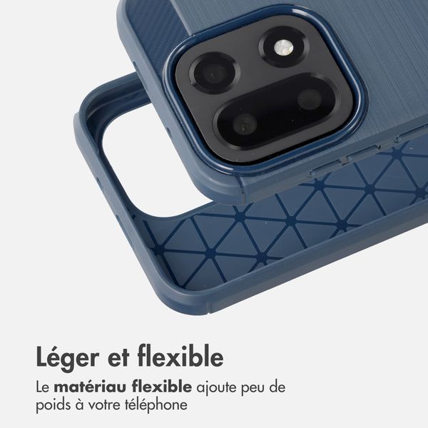 imoshion Brushed Backcover OnePlus 15 - Donkerblauw