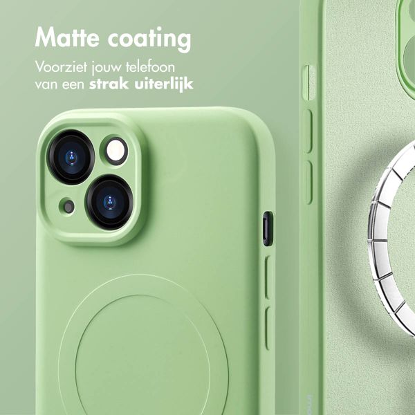 imoshion Color Backcover met MagSafe iPhone 15 - Groen