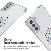 imoshion Design hoesje met koord Samsung Galaxy S21 Plus - Sandstone Dandelion