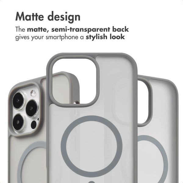 imoshion Colour Guard Back Cover with MagSafe Apple iPhone 14 Pro Max - Grey