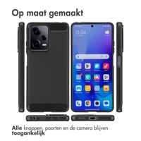 imoshion Brushed Backcover Xiaomi Redmi Note 12 Pro / Xiaomi Poco X5 Pro 5G - Zwart