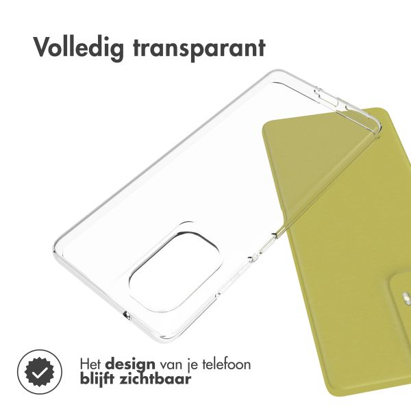 Accezz Clear Backcover Motorola Moto G85 - Transparant