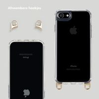 Selencia Backcover met afneembare haakjes Apple iPhone SE (2022 / 2020) / 8 / 7 - Transparant