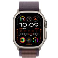 Apple Alpine Loop Band Apple Watch Series 1-10 / SE / Ultra (2) - 42/44/45/46/49 mm - Maat M - Indigo