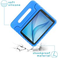 Kidsproof Backcover met handvat Samsung Galaxy Tab E 9.6 - Blauw