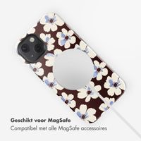 Selencia Vivid Backcover met MagSafe Apple iPhone 13 - Choco Flower Pop