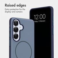 imoshion Colour Case with Thin MagSafe Ring Samsung Galaxy S25 / S24 - Dark Blue