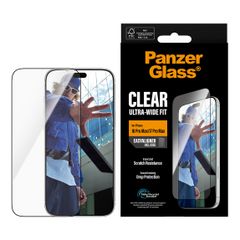 PanzerGlass Ultra-Wide Fit Anti-Bacterial Screenprotector incl. applicator Apple iPhone 18 Pro Max / 17 Pro Max