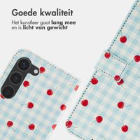 imoshion Design Bookcase Samsung Galaxy S23 - Cherry Check