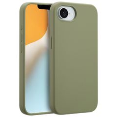 Accezz Liquid Silicone Back Cover with MagSafe Apple iPhone 17e / 16e - Cooper Green
