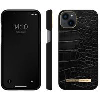 iDeal of Sweden Atelier Backcover iPhone 14 Plus - Neo Noir Croco