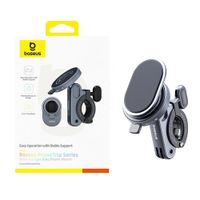 Baseus PrimeTrip 2-in-1 Telefoonhouder fiets/motor/scooter - Ring Stand - Magnetisch - Universeel - Cosmic Black