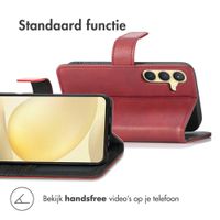 imoshion Luxe Bookcase Samsung Galaxy S25 / S24 - Rood