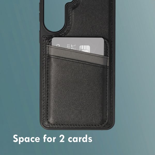 imoshion Back Cover with Card Holder and Stand Samsung Galaxy S26 Plus - Black