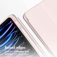 Accezz Smart Silicone Book Case Apple iPad Air 13 inch (2026) M4 / (2025) M3 / (2024) M2 - Pink