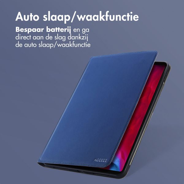 Accezz Classic Tablet Case Apple iPad Pro 12.9 (2022) / Pro 12.9 (2021) / Pro 12.9 (2020) - Donkerblauw