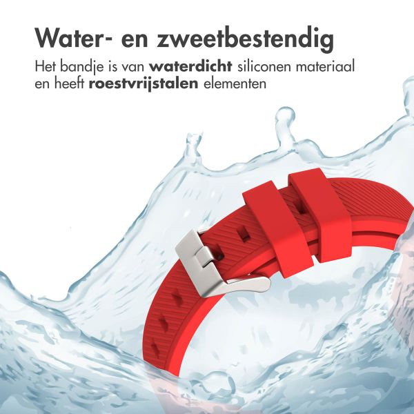 imoshion Flexibel Siliconen bandje - Universeel 22 mm aansluiting - Rood