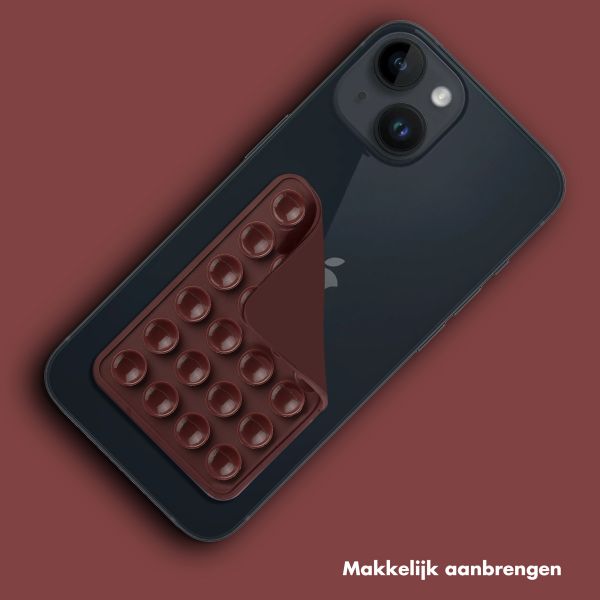 Selencia 2-Pack Telefoonhouder Zuignap - Terracotta