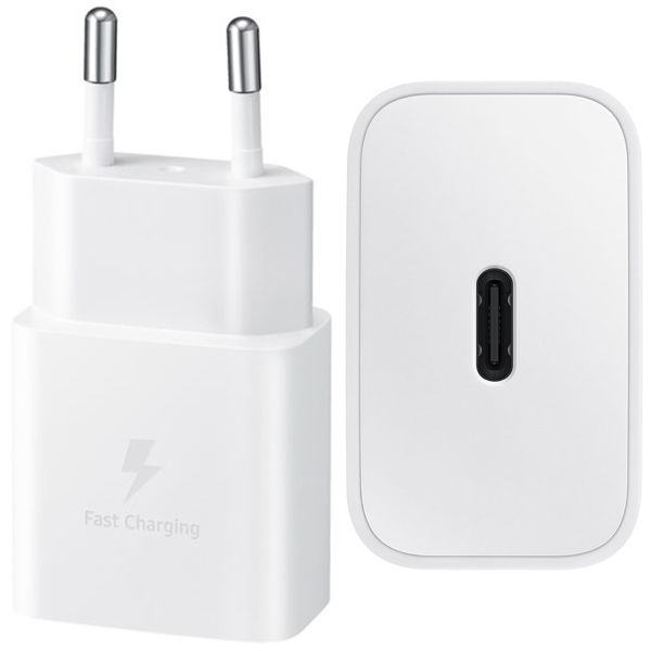 Samsung Originele Power Adapter - Oplader - USB-C aansluiting - Fast Charge - 15 Watt - Wit