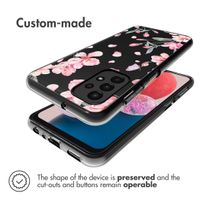 imoshion Design hoesje Samsung Galaxy A13 (4G) - Bloem - Roze