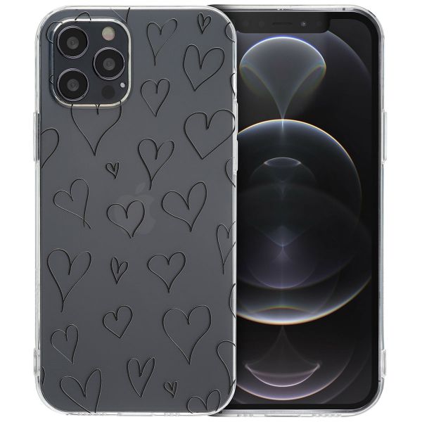 imoshion Design hoesje Apple iPhone 12 (Pro) - Hearts
