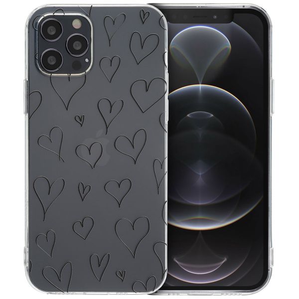 imoshion Design hoesje iPhone 12 (Pro) - Hearts