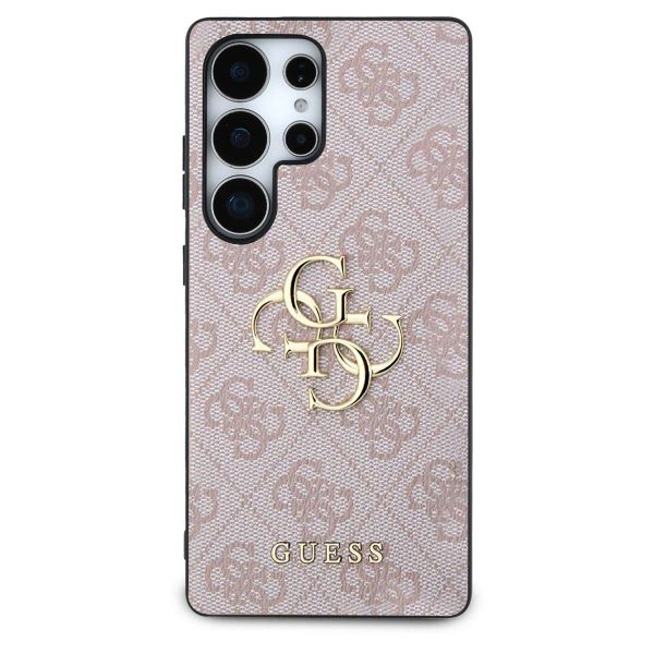 Guess 4G Metal Logo Backcover Samsung Galaxy S25 Ultra - Roze