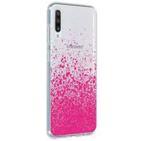 Design Backcover Samsung Galaxy A70 - Splatter Pink