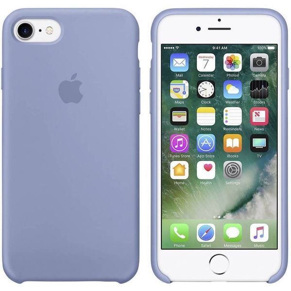 Apple Silicone Backcover Apple iPhone SE (2022 / 2020) / 8 / 7 - Azure